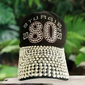2020 STURGIS 80th Anniversary Hat‎ | Black & Bling | See Measurements
